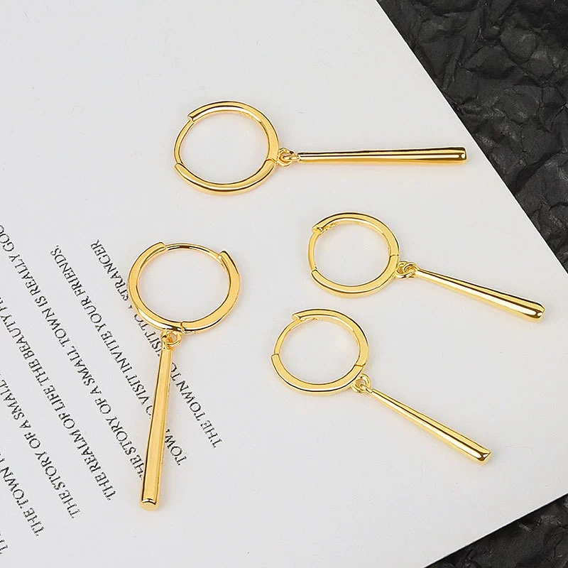 Wholesale Earrings 925 Silver Geometric Style Unisex - Image 2