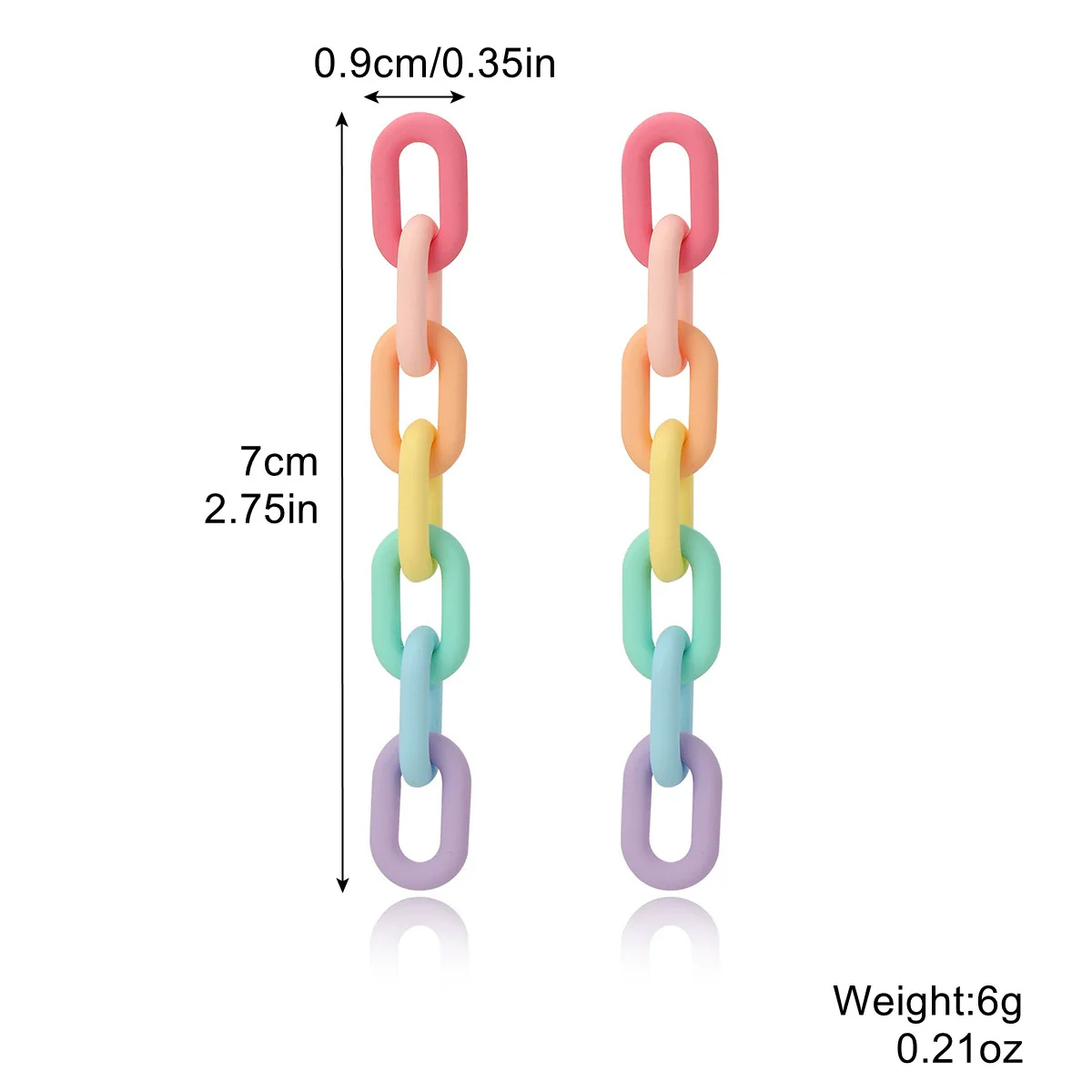 Wholesale Earrings Acrylic Geometric Baking Paint Style - Image 11