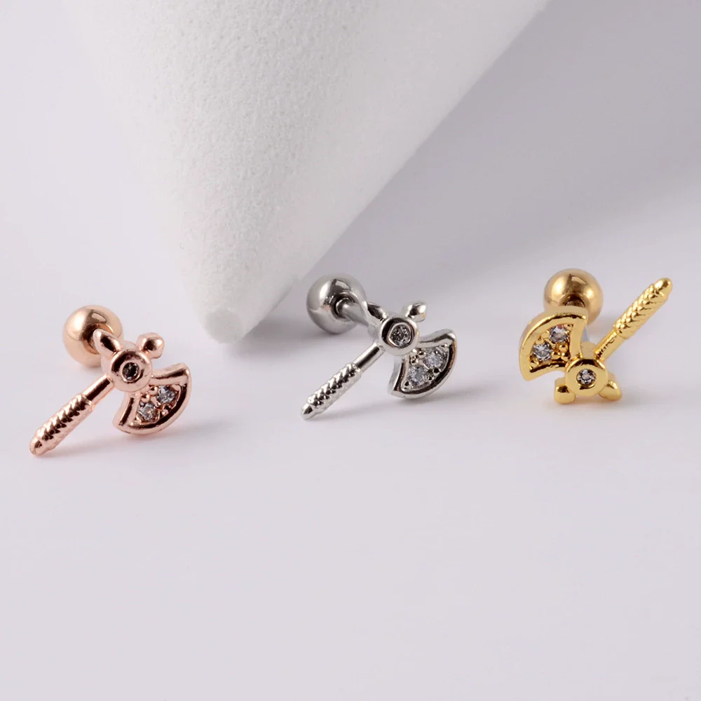 Wholesale Earrings Copper Candycolored Dreamchasing Dragonfly Animal Electroplated Heart Shape - Image 14