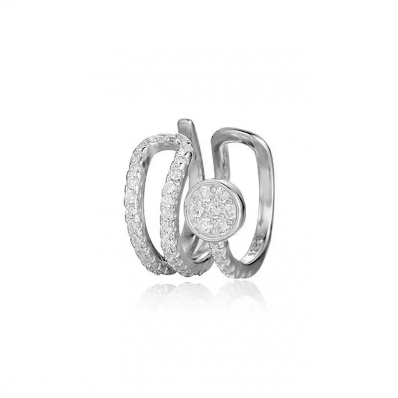 Wholesale Earrings Copper Electroplated Light Luxury Geometric U Shaped Ear Clips For Women And Couple - Image 3