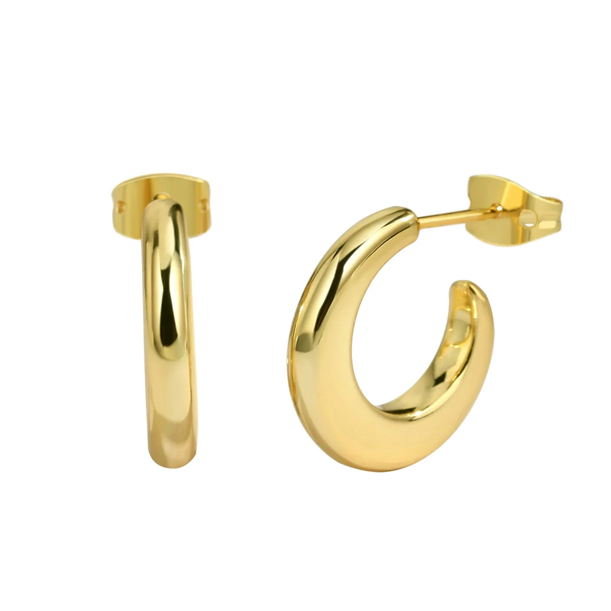Wholesale Earrings Copper Geometric Electroplated Style For Women - Image 4
