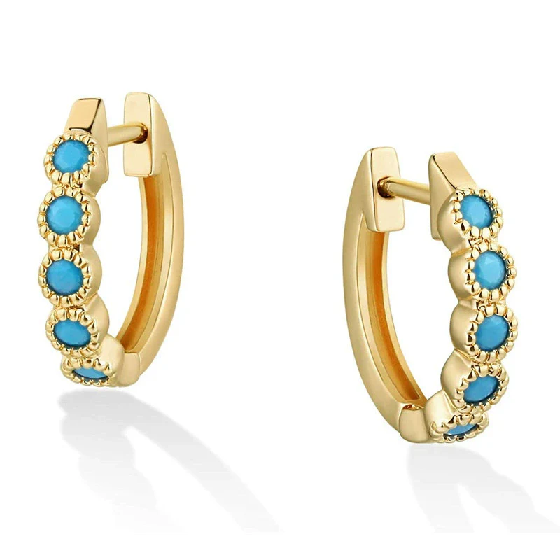 Wholesale Earrings Copper Geometric Electroplating For Women - Image 2