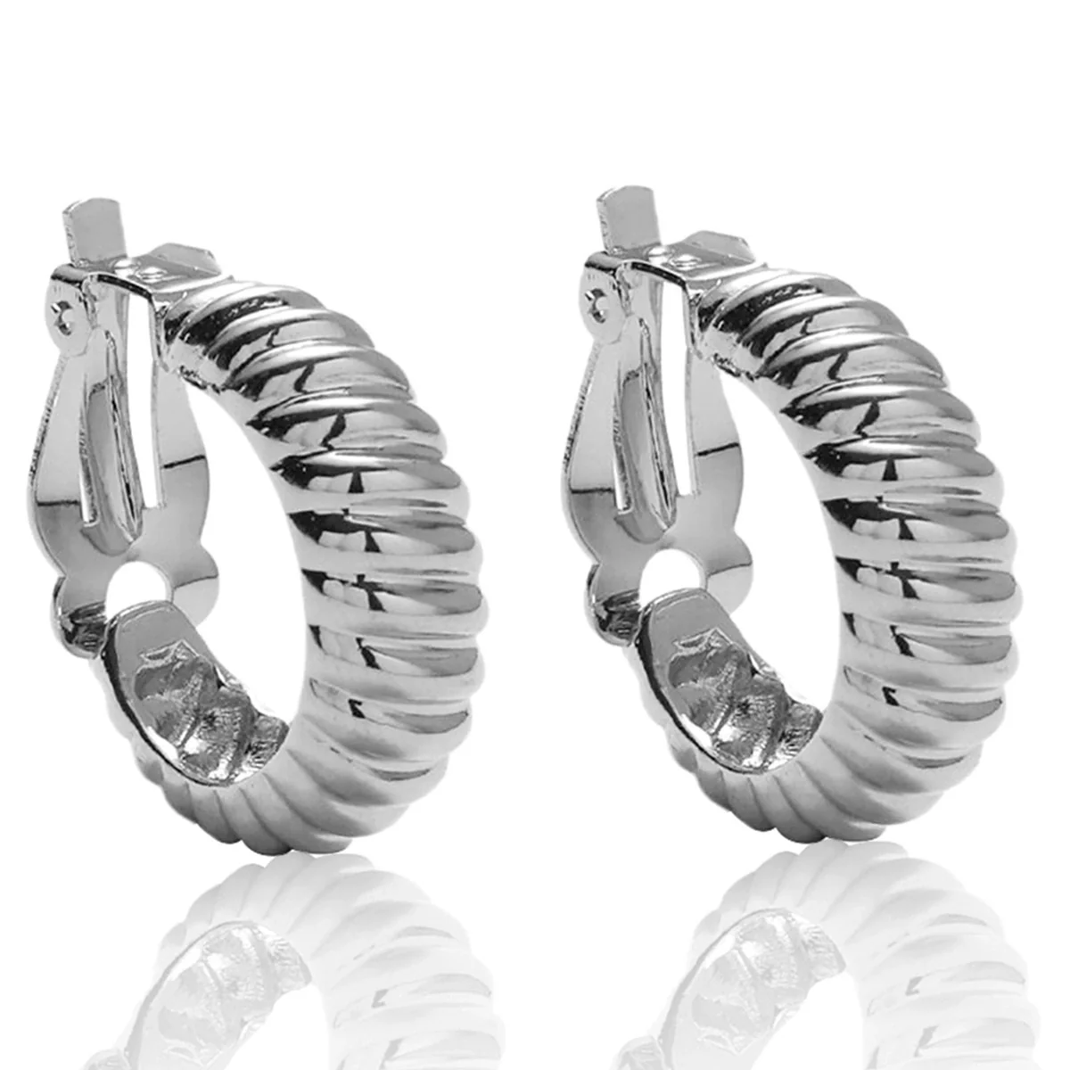 Wholesale Earrings Zinc Alloy Geometric Cshaped Electroplating Simple Style Women's - Image 12
