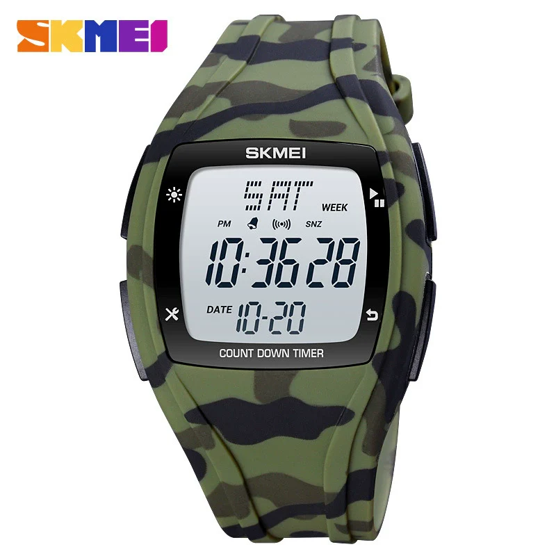 Wholesale Electronic Watch Resin Case Plastic Mirror Silicone Strap Round Dial For Couple - Image 3