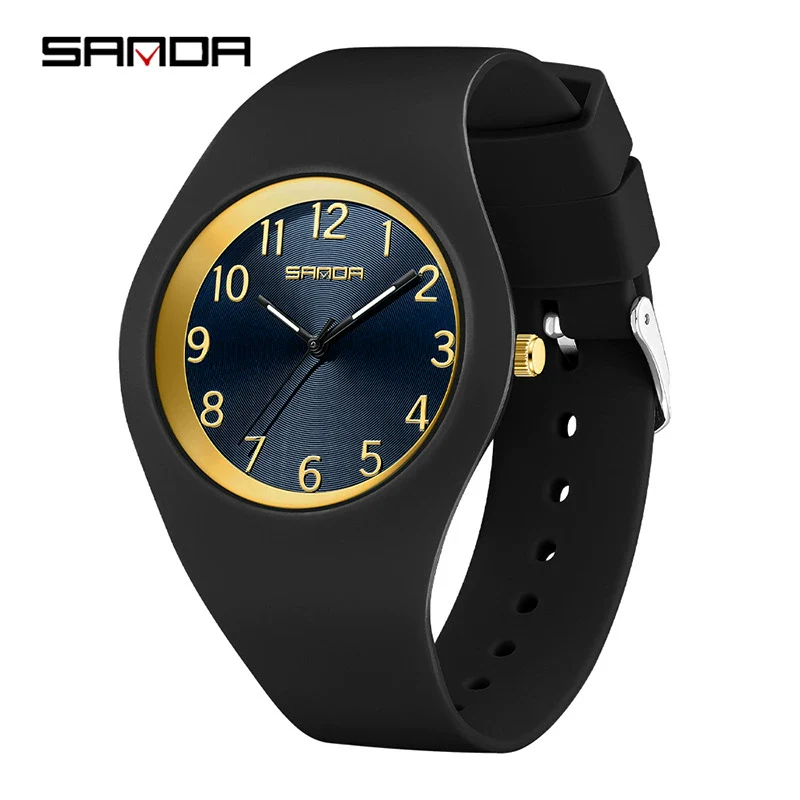 Wholesale Electronic Watch Silicone Zinc Alloy Round Dial Minimalist Fashion Waterproof For Students - Image 3