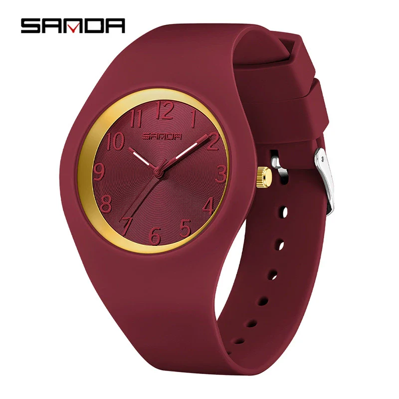 Wholesale Electronic Watch Silicone Zinc Alloy Round Dial Minimalist Fashion Waterproof For Students - Image 7