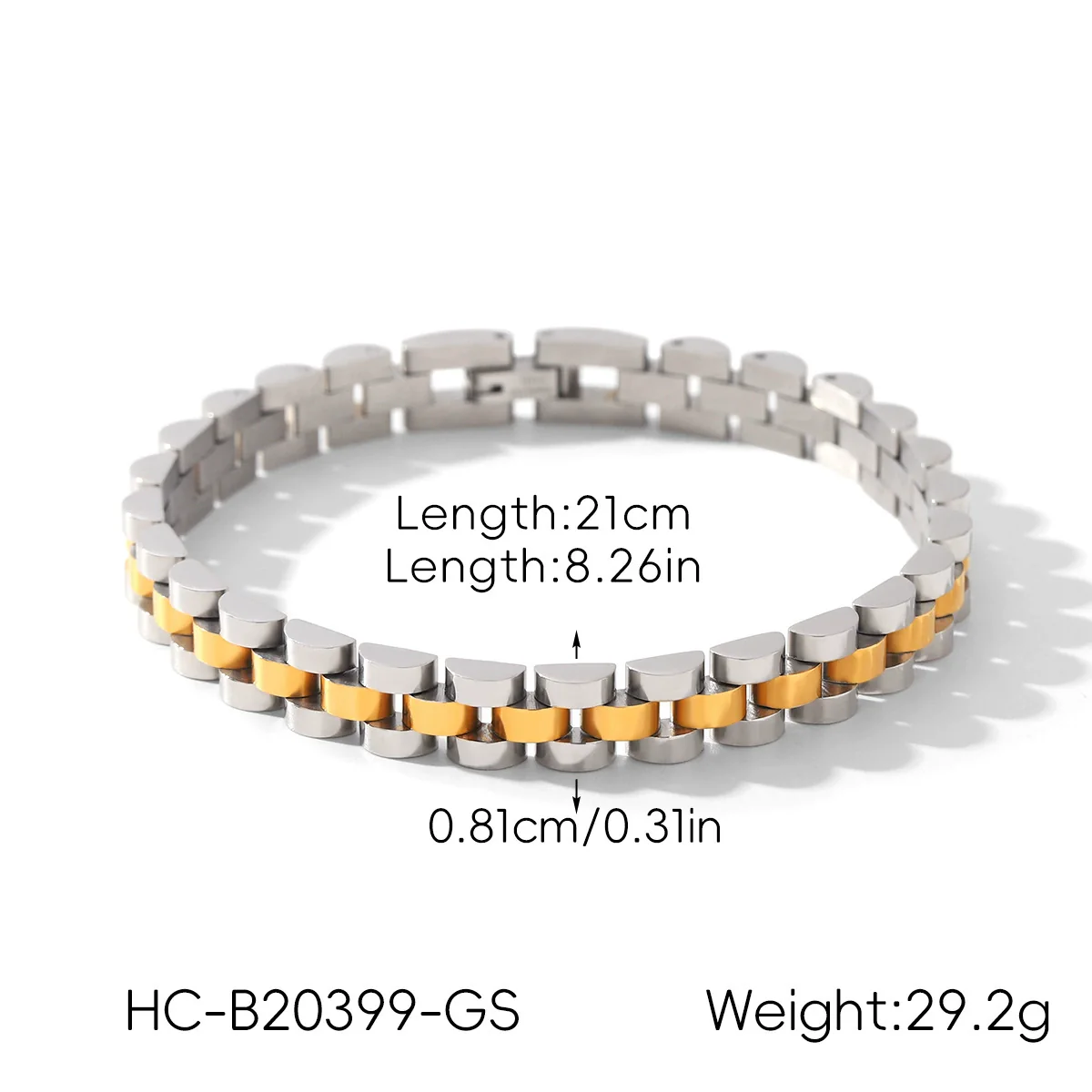 Wholesale Electroplated Geometric Stainless Steel Bracelet For Women - Image 11