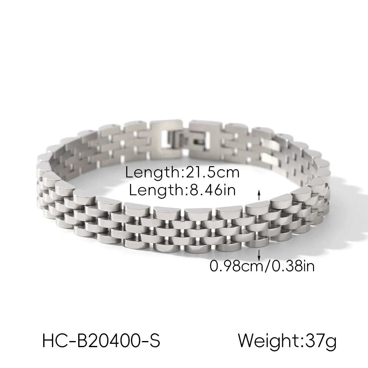 Wholesale Electroplated Geometric Stainless Steel Bracelet For Women - Image 13