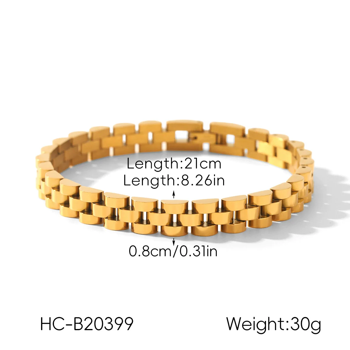 Wholesale Electroplated Geometric Stainless Steel Bracelet For Women - Image 9