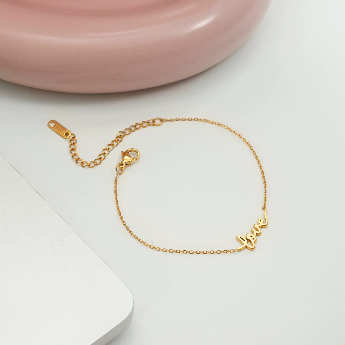 Wholesale Electroplated Geometric Stainless Steel Bracelet For Women - Image 4