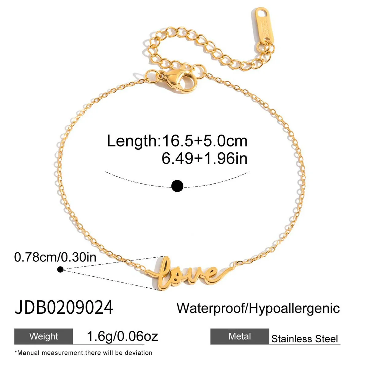 Wholesale Electroplated Geometric Stainless Steel Bracelet For Women - Image 6