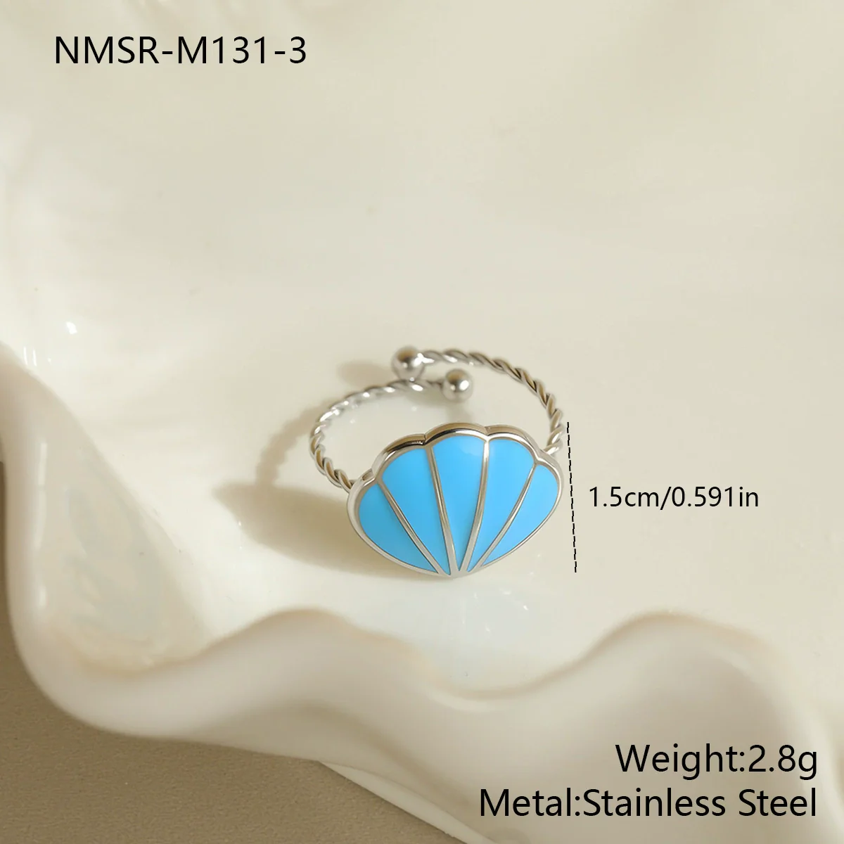 Wholesale Electroplated Geometric Stainless Steel Open Ring Jewelry For Women - Image 12