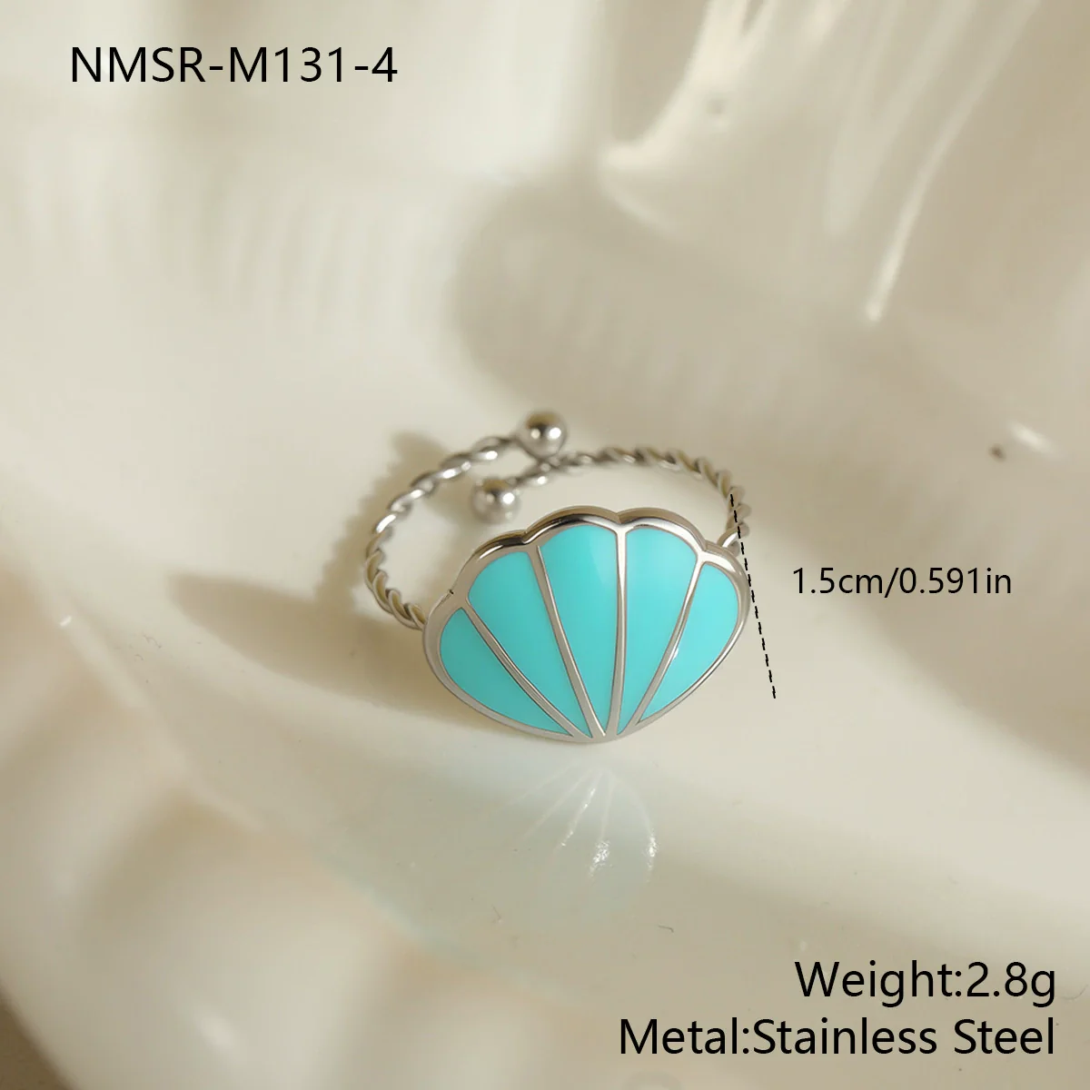 Wholesale Electroplated Geometric Stainless Steel Open Ring Jewelry For Women - Image 13