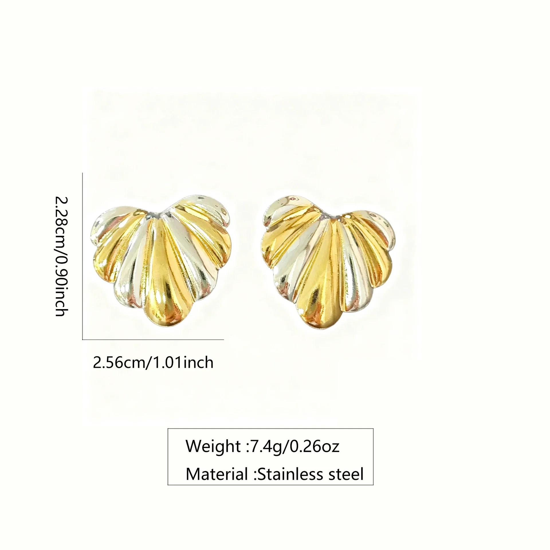 Wholesale Electroplated Stainless Steel Heartshaped Love Earrings For Women Highend Fashion - Image 6