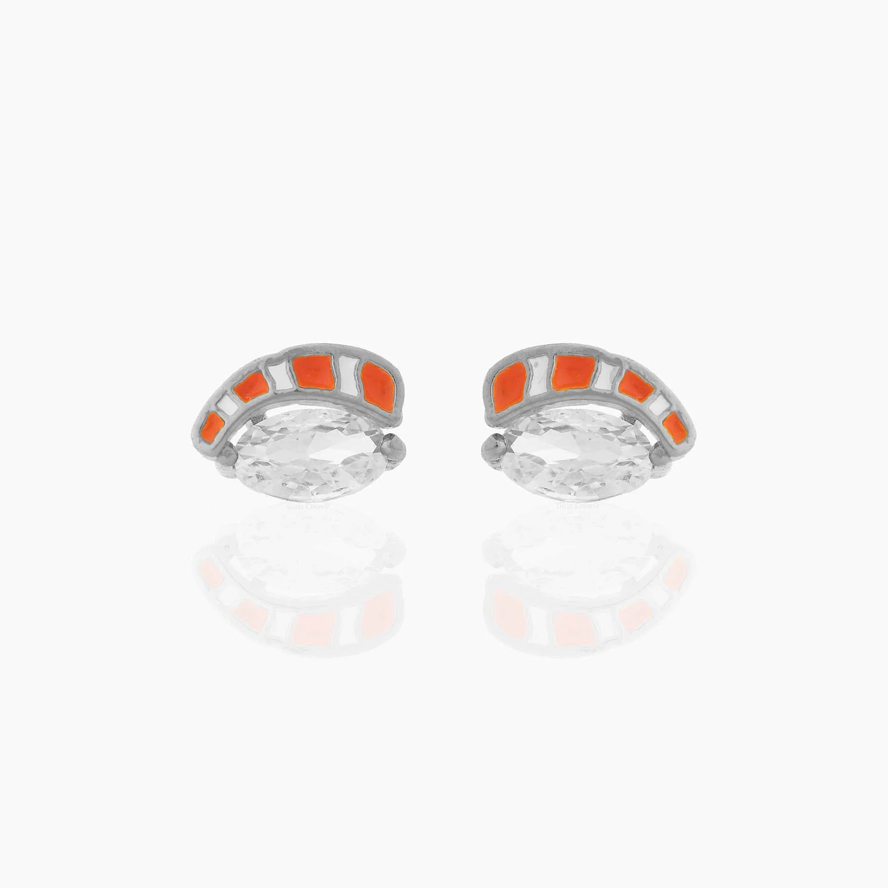 Wholesale Exquisite Earrings Fruit Burger Series Brass Inlaid Zircon Real Gold Plated Geometric Style For Women - Image 31