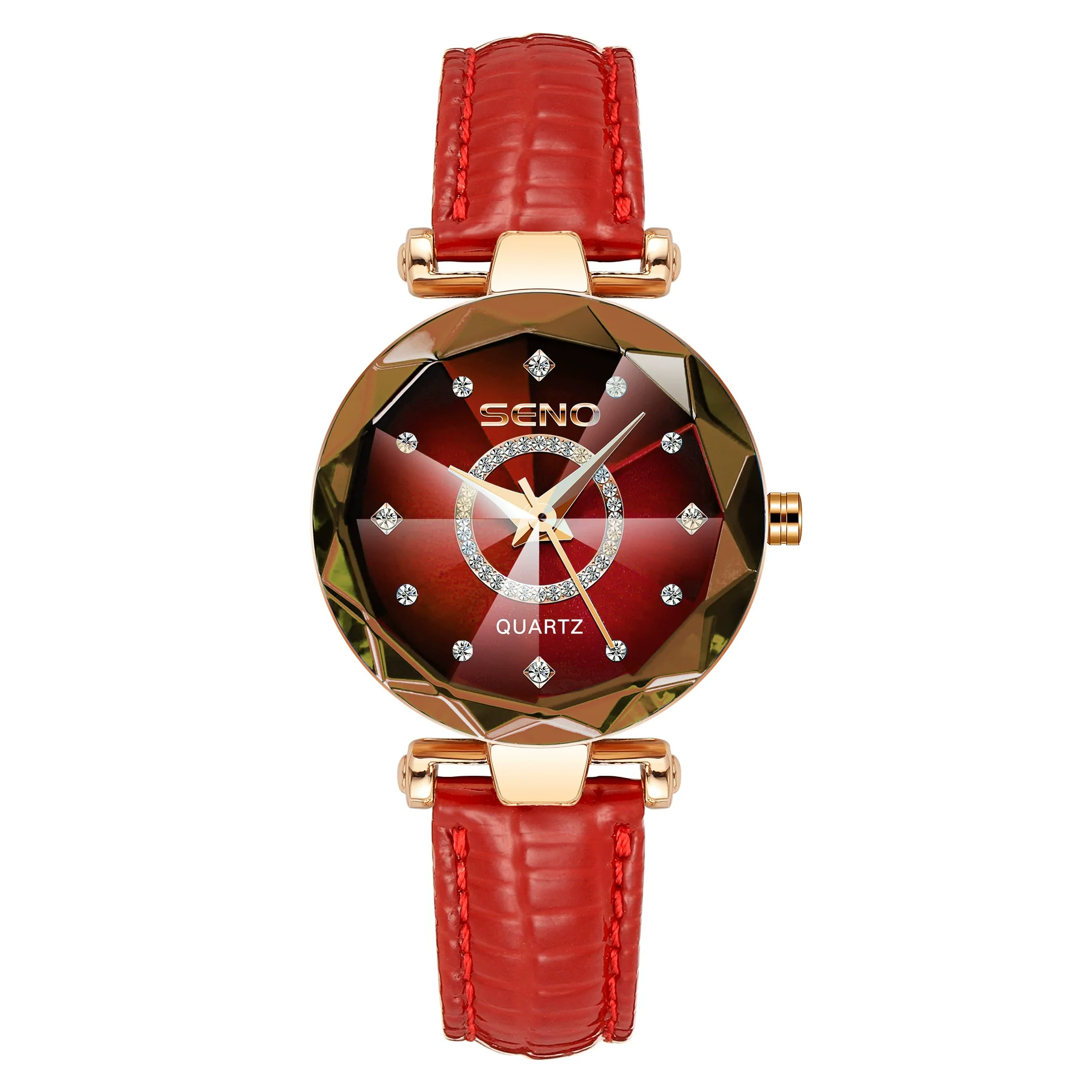 Wholesale Fashion Diamondencrusted Stainless Steel Band Waterproof Quartz Watch For Women With Round Dial And Spiral Crown - Image 10