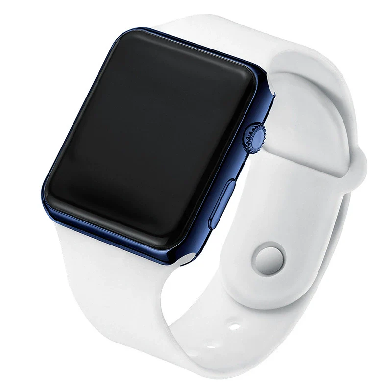 Wholesale Fashion Electronic Watch Square Shape Pu Strap Plastic Case Geometric Style - Image 11