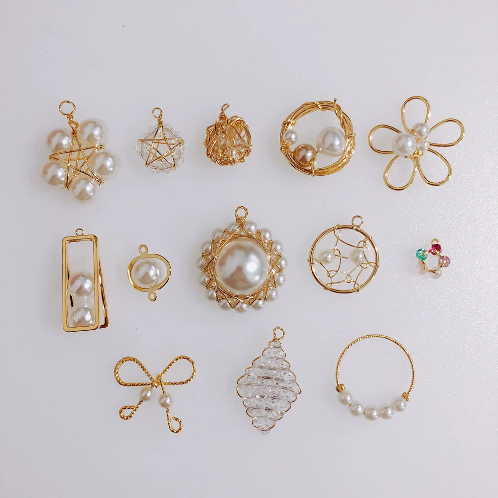 Wholesale Fashion Exquisite Crystal Pearl Bowknot And Fivepointed Star Pendant Earrings Jewelry Accessories With Electroplating Treatment - Image 3