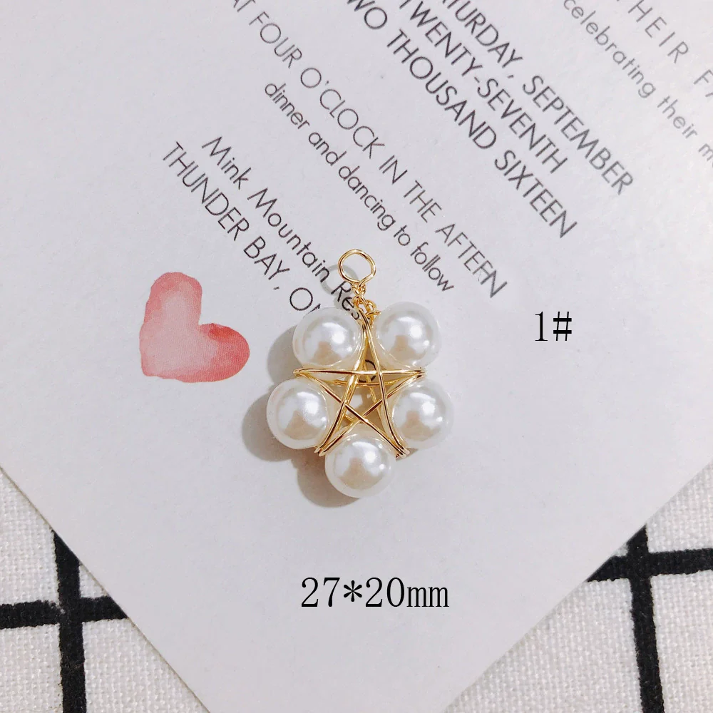 Wholesale Fashion Exquisite Crystal Pearl Bowknot And Fivepointed Star Pendant Earrings Jewelry Accessories With Electroplating Treatment - Image 6