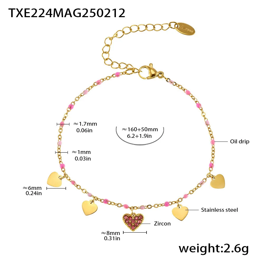Wholesale Fashion Jewelry Set Ferris Wheel Fantasy Zircon Minimalist Electroplated Titanium Steel Women's Earrings Necklaces And Hand Accessories - Image 14