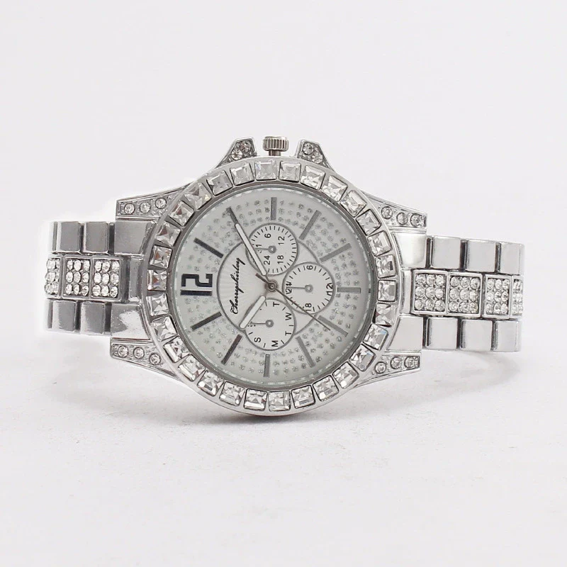 Wholesale Fashion Men's Watch With Round Dial Metal Strap And Stainless Steel Clasp - Image 3
