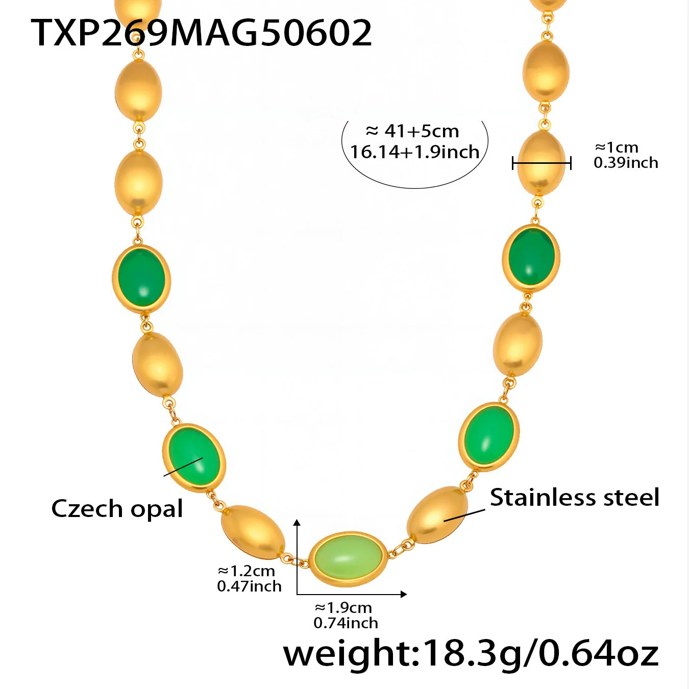 Wholesale Fashion Stainless Steel And Titanium Steel Ferris Wheel Jewelry Set With Opal Faceted Stone Brushed Surface 18K Gold Electroplated For Women - Image 8