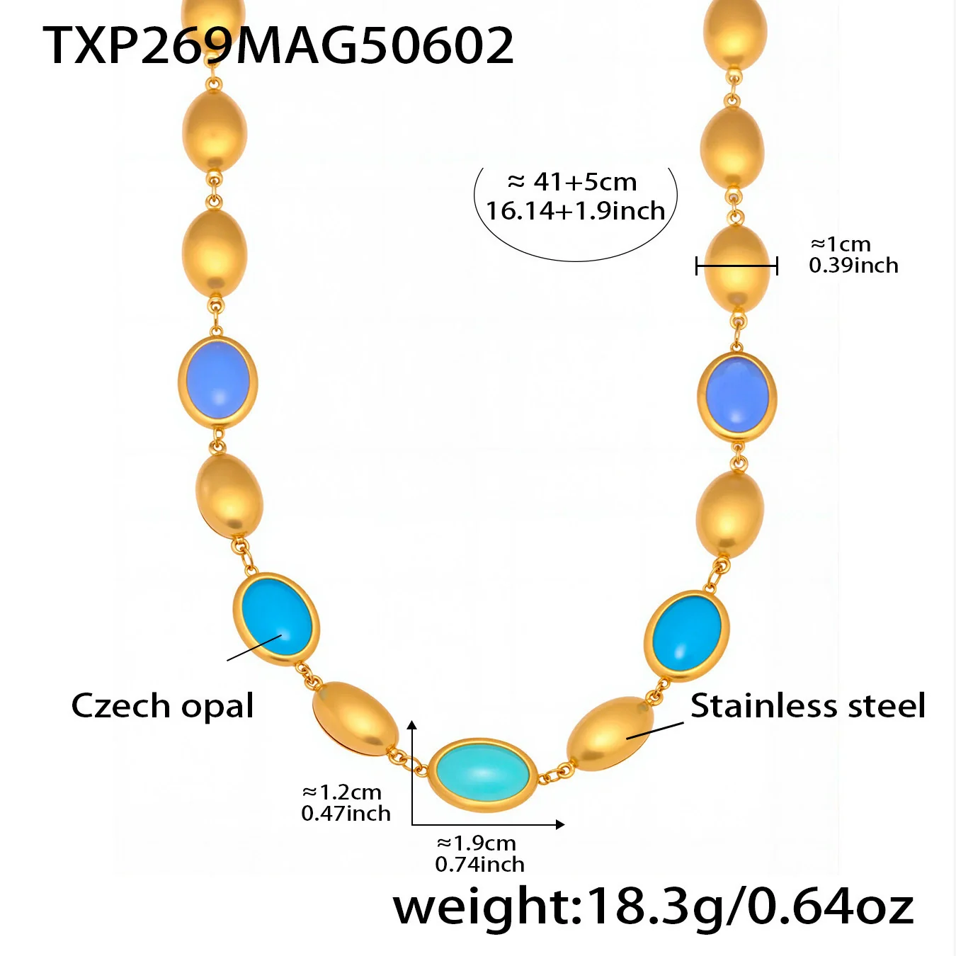 Wholesale Fashion Stainless Steel And Titanium Steel Ferris Wheel Jewelry Set With Opal Faceted Stone Brushed Surface 18K Gold Electroplated For Women - Image 9