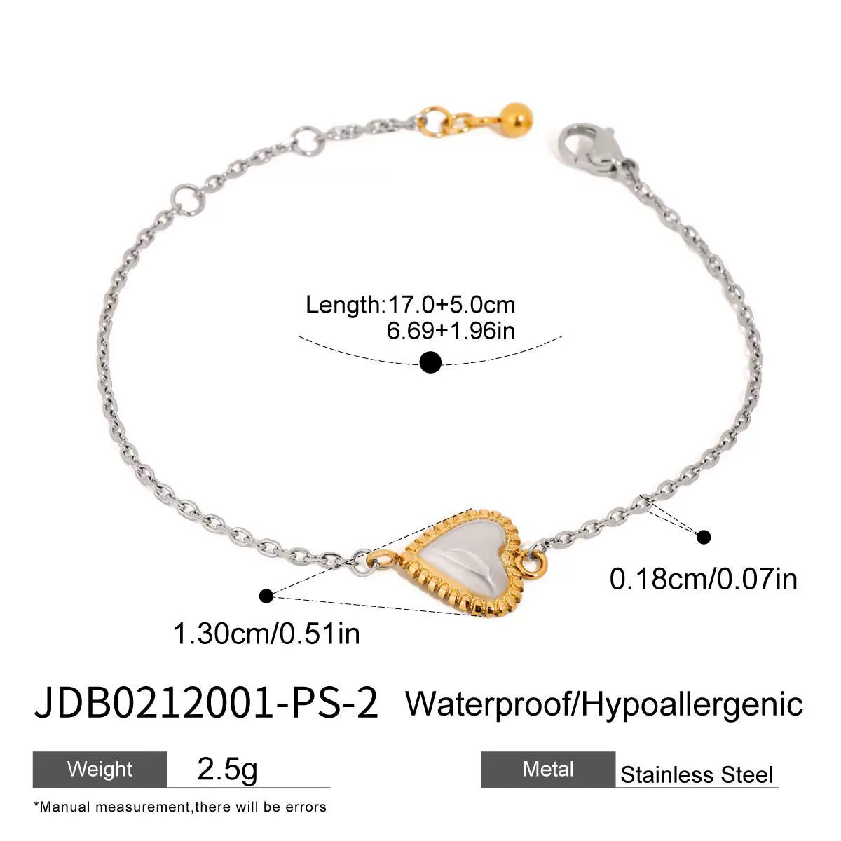 Wholesale Fashion Stainless Steel Electroplated Heart Water Drop Bell Pendant Necklace Earrings Bracelets Set For Women - Image 9