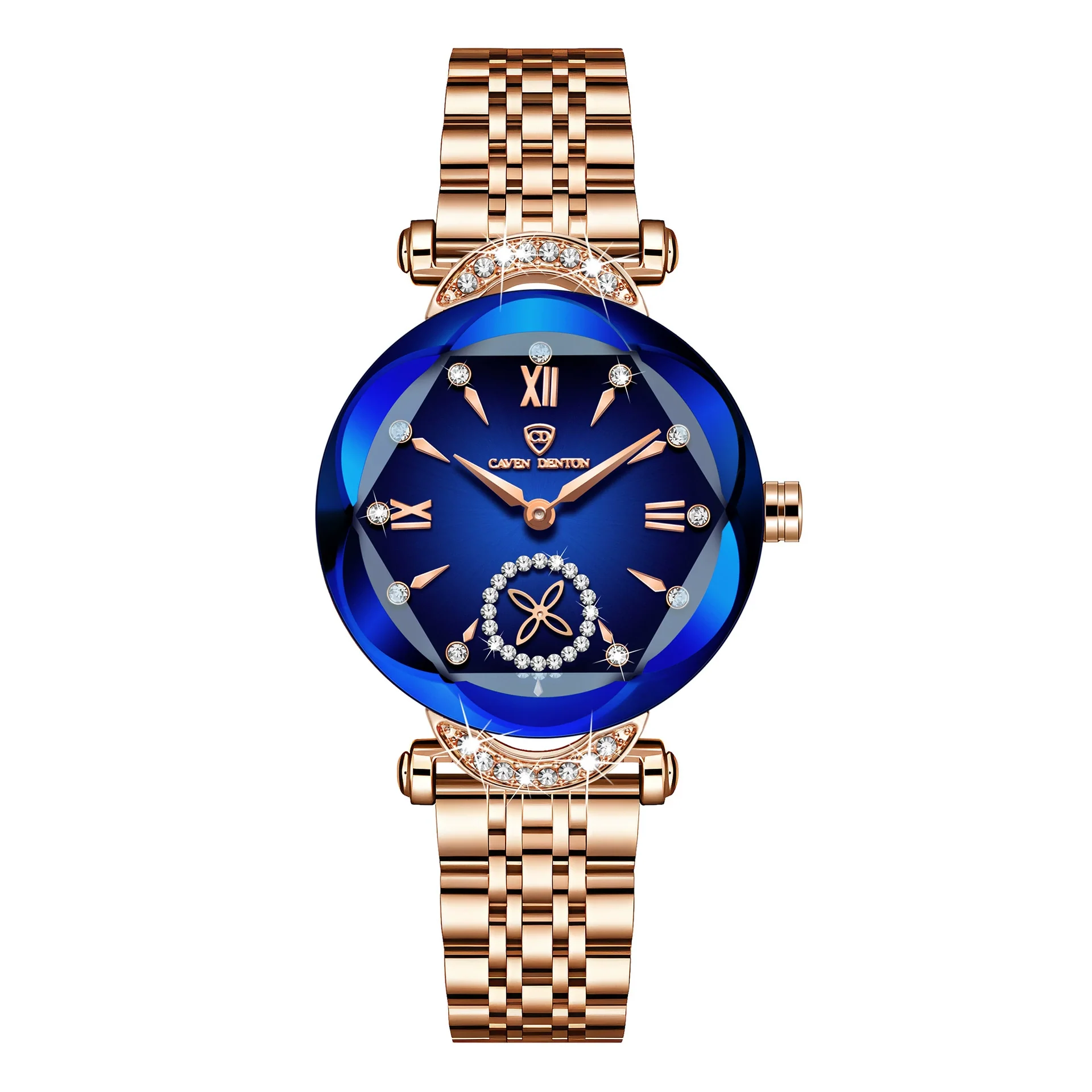 Wholesale Fashion Waterproof Quartz Ladies Watch With Stainless Steel Band And Round Dial - Image 5