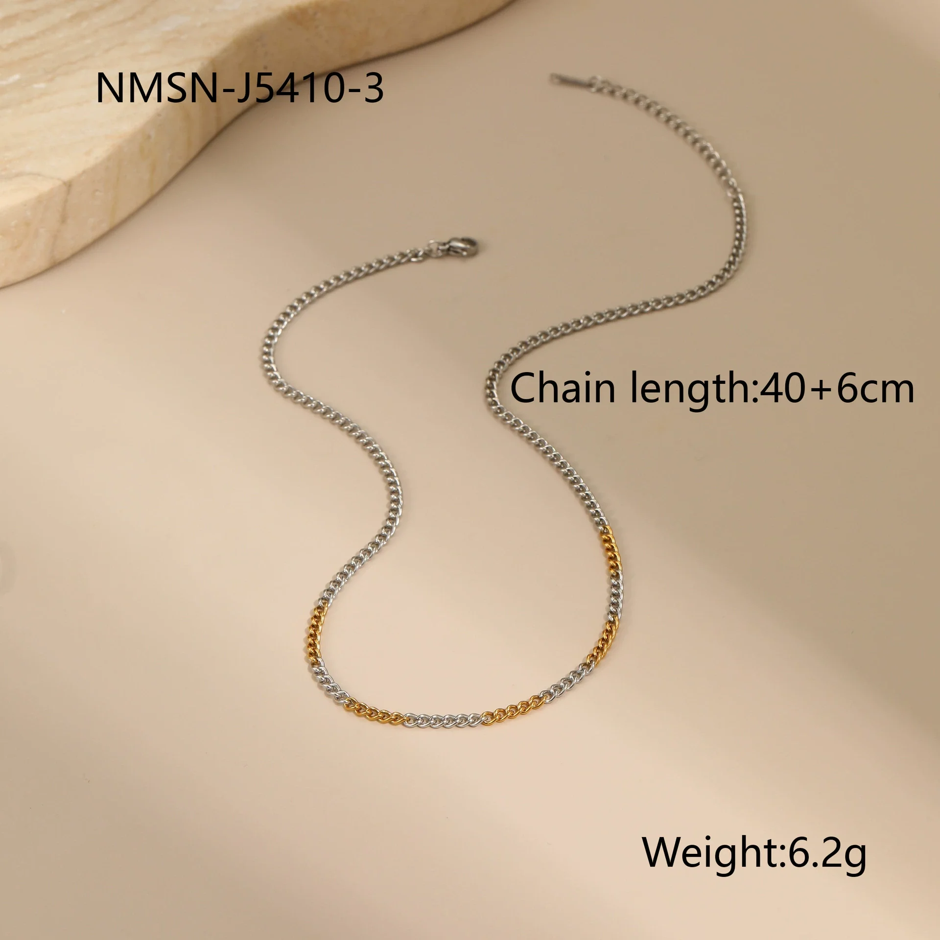 Wholesale Fashion Women's Geometric Stainless Steel 18K Electroplated Jewelry Including Necklace Tassel Earrings And Bracelet - Image 17