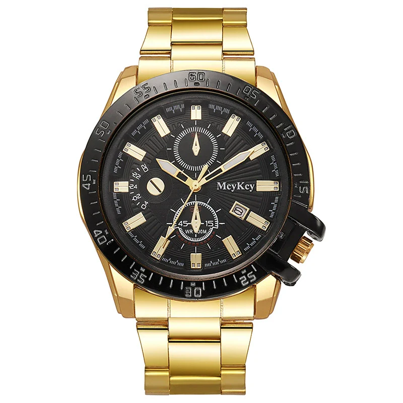 Wholesale Fashionable Business Style Men's Watches With Alloy Strap And Case Sapphire Crystal Glass Mirror Round Dial - Image 6