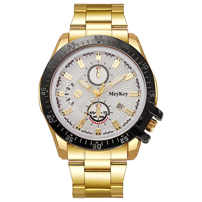 Wholesale Fashionable Business Style Men's Watches With Alloy Strap And Case Sapphire Crystal Glass Mirror Round Dial - Image 7