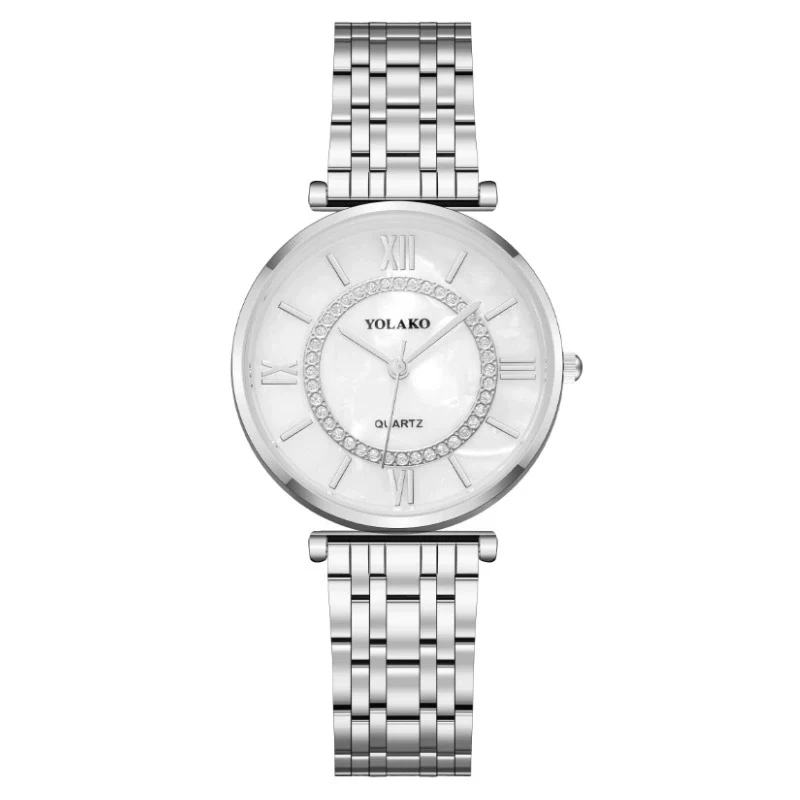 Wholesale Fashionable Women's Metal Band Quartz Watch With Ferris Wheel Design - Image 8