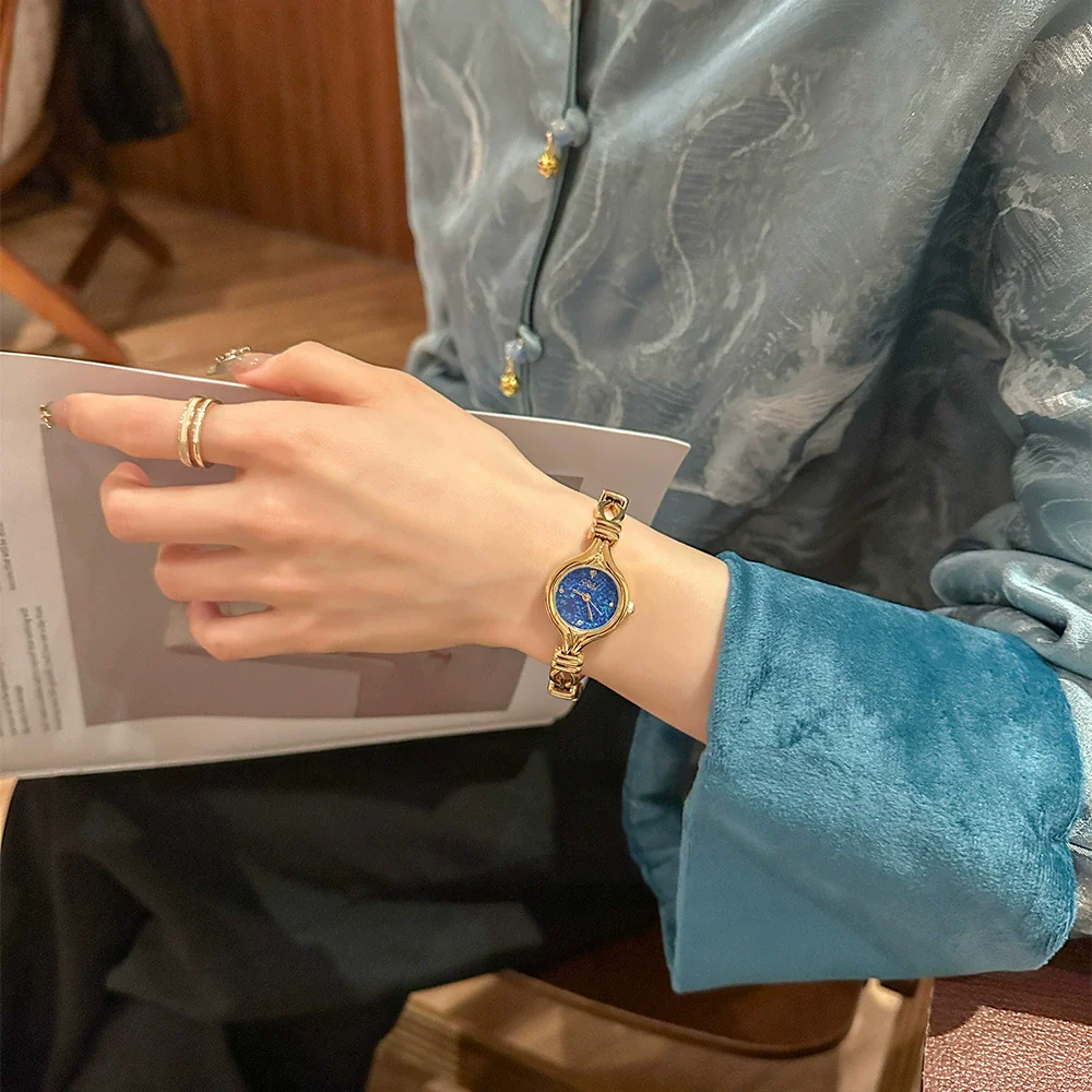 Wholesale Female Bracelet Watch Alloy Mineral Reinforced Glass Mirror Round Medieval Style - Image 3