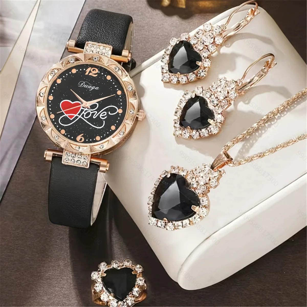 Wholesale Female Casual Retro Watch With Imitation Leather Strap Alloy Case Round Dial And Metal Buckle - Image 3
