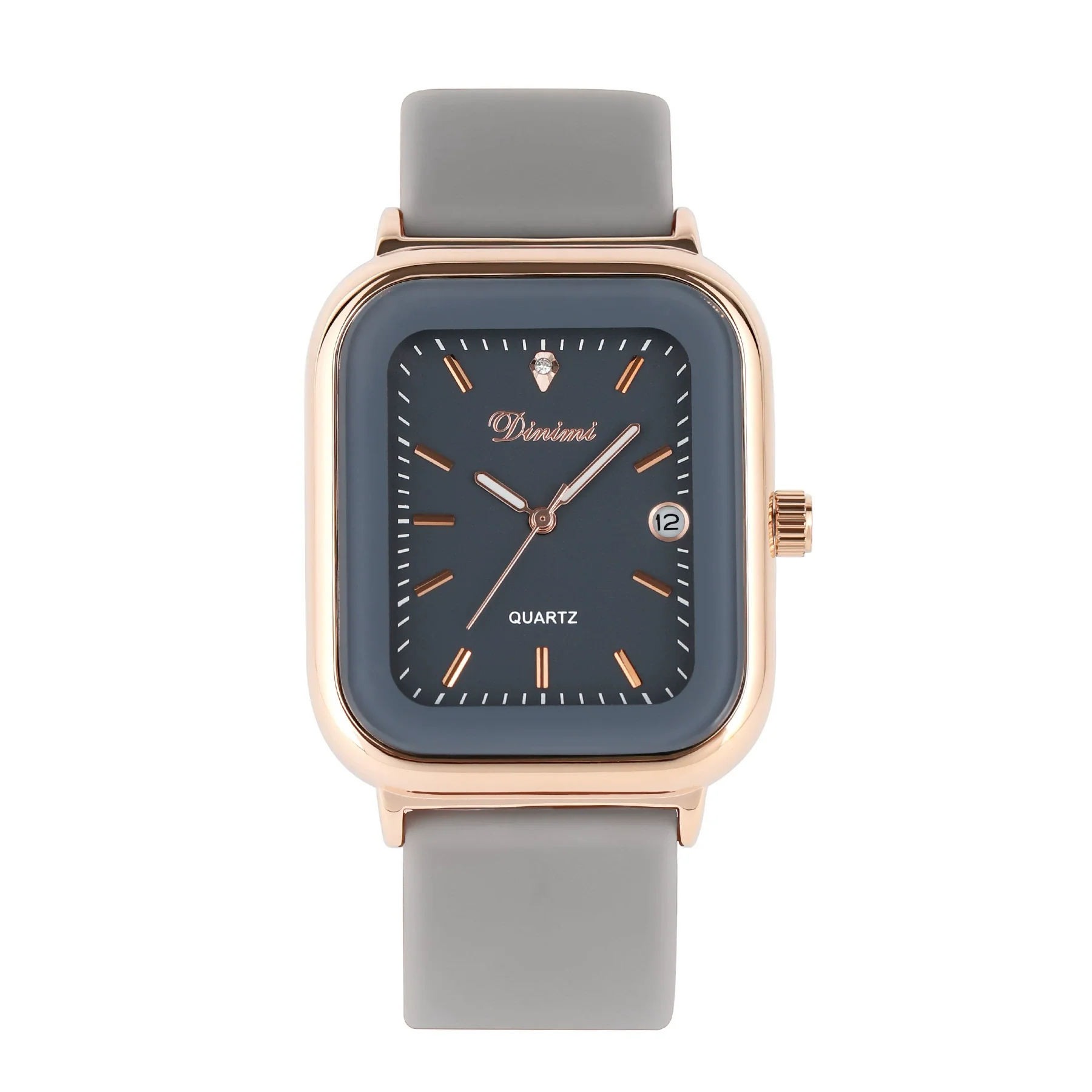 Wholesale Female Leisure Rectangular Quartz Watch With Alloy Case And Silicone Band - Image 10