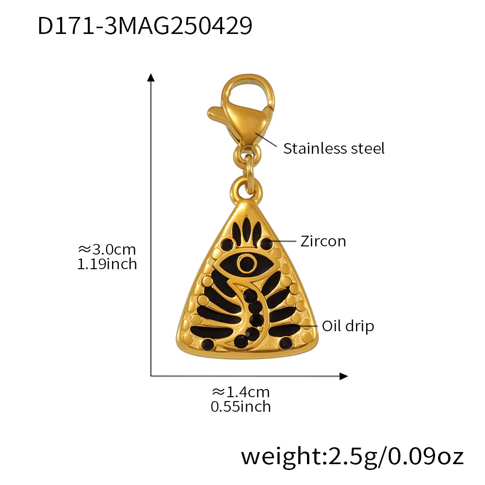 Wholesale Ferris Wheel Devil's Eye Multiaccessory Necklace And Bracelet Set For Women Fashion Stainless Steel And Titanium Steel Electroplated Jewelry - Image 32