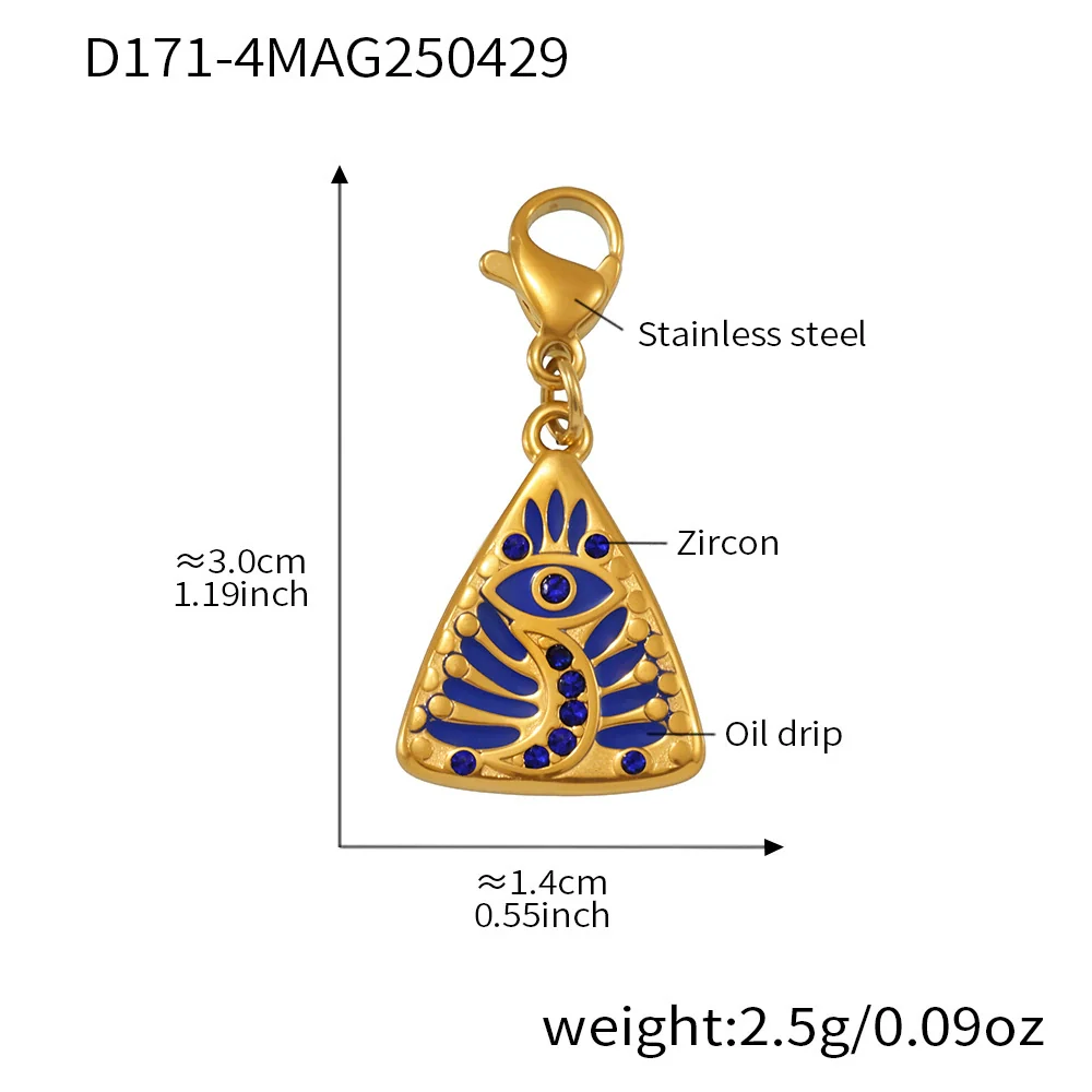 Wholesale Ferris Wheel Devil's Eye Multiaccessory Necklace And Bracelet Set For Women Fashion Stainless Steel And Titanium Steel Electroplated Jewelry - Image 33