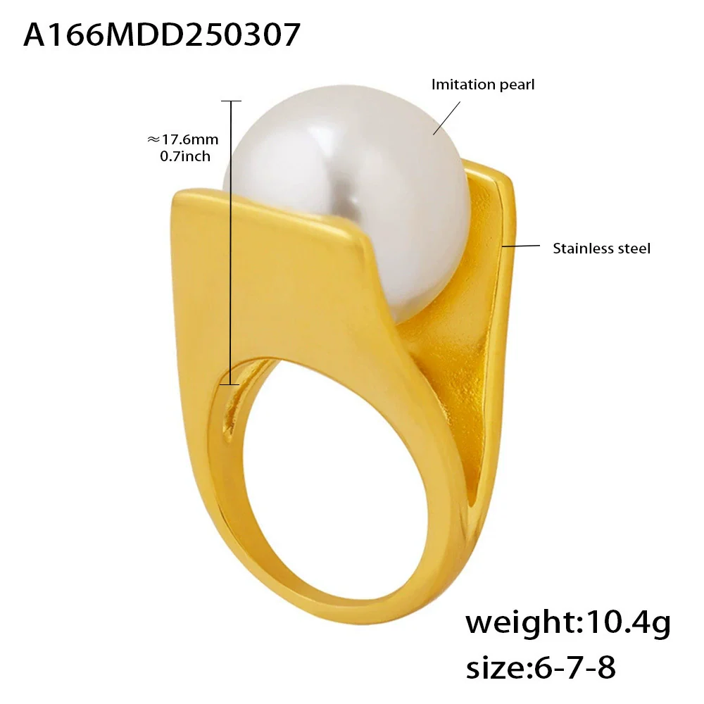 Wholesale Ferris Wheel Double Shell Bead Stainless Steel Electroplated Jewelry Set For Women Necklace Earrings Ring - Image 9