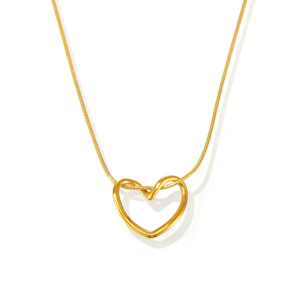 Wholesale Ferris Wheel Geometric Light Luxury Style Titanium Steel And Stainless Steel Electroplated Women's Collarbone Necklace Accessories - Image 5
