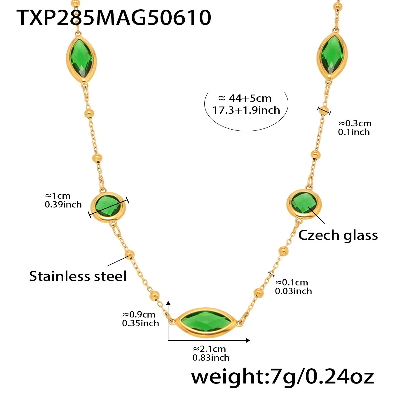 Wholesale Ferris Wheel Geometric Zircon Stainless Steel And Titanium Steel Electroplated Necklace For Ladies - Image 7