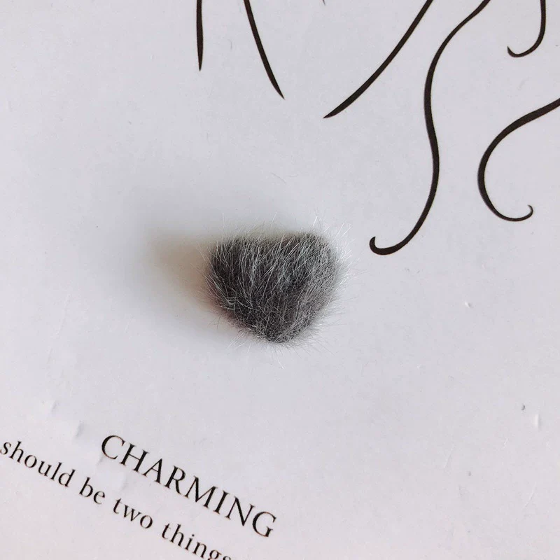 Wholesale Fluffy Flannel Peach Heart Diy Hair Clip Accessories Material In Candy Color With Environmental Protection Treatment - Image 6