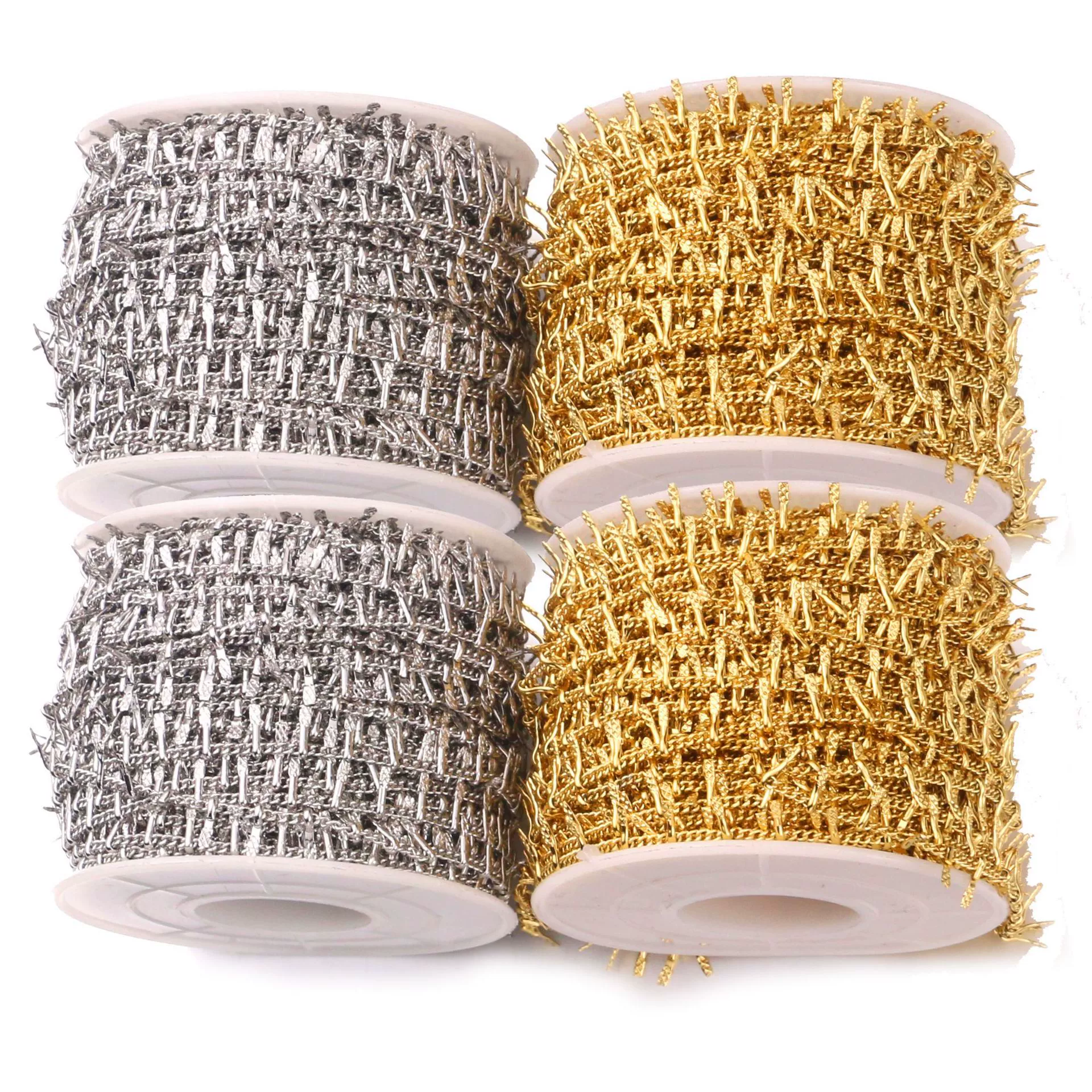 Wholesale Foot Chain Stainless Steel Bead Chain Electroplated Jewelry Chain Accessories - Image 3
