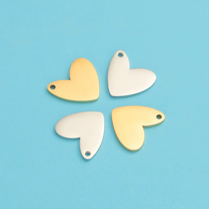 Wholesale Fresh Style Stainless Steel Heart Shaped Love Pendant Jewelry Accessories With Electroplating - Image 5