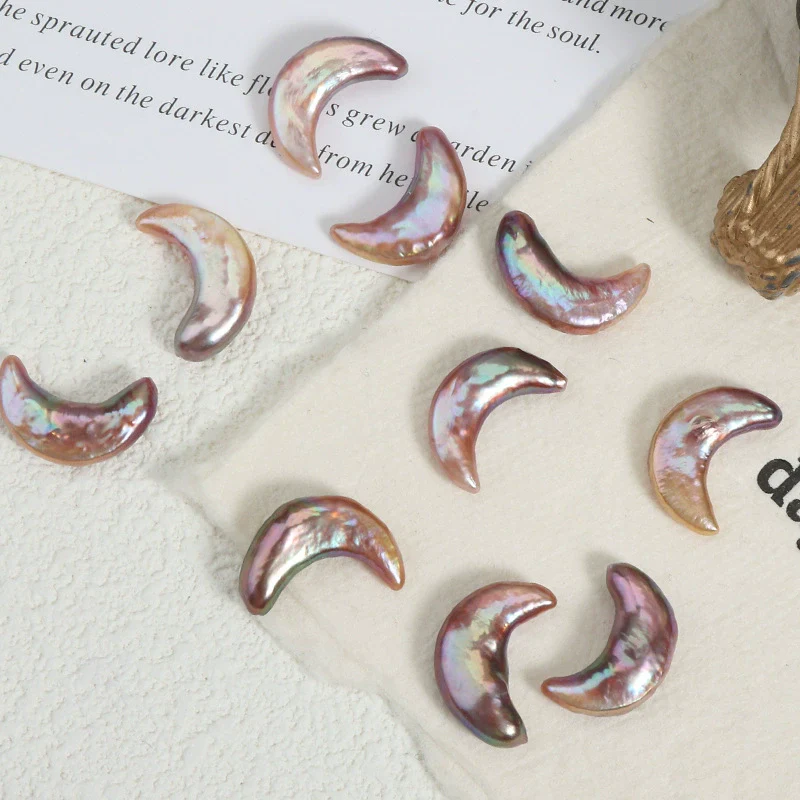 Wholesale Freshwater Baroque Moon Naked Beads For Diy Jewelry - Image 3