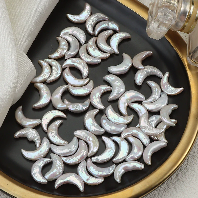 Wholesale Freshwater Baroque Moon Naked Beads For Diy Jewelry - Image 4