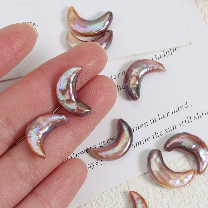 Wholesale Freshwater Baroque Moon Naked Beads For Diy Jewelry - Image 5