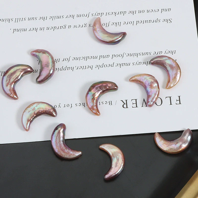 Wholesale Freshwater Baroque Moon Naked Beads For Diy Jewelry - Image 6