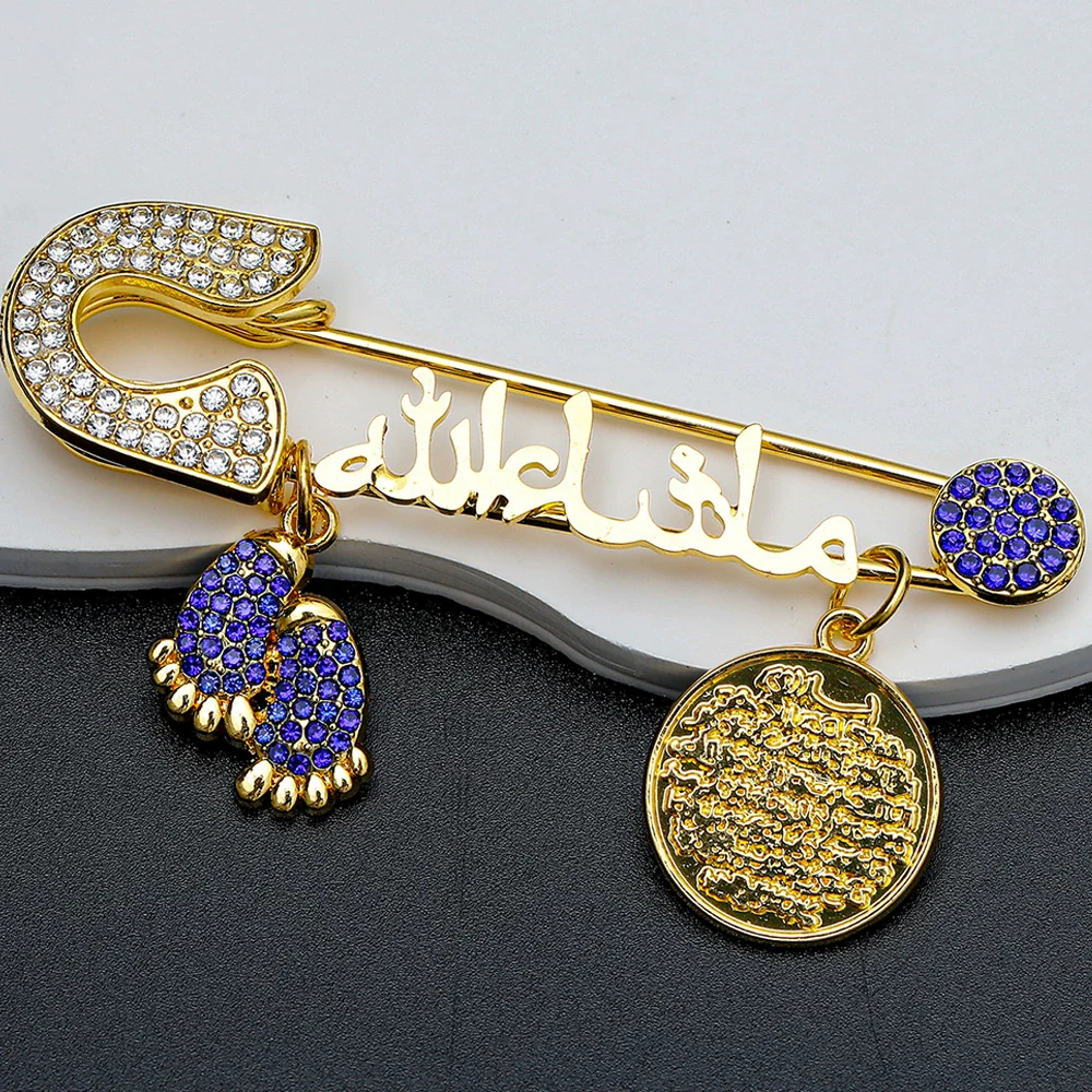 Wholesale Geometric Copper Dripping Oil Small Feet Brooch For Women Clothing Accessories