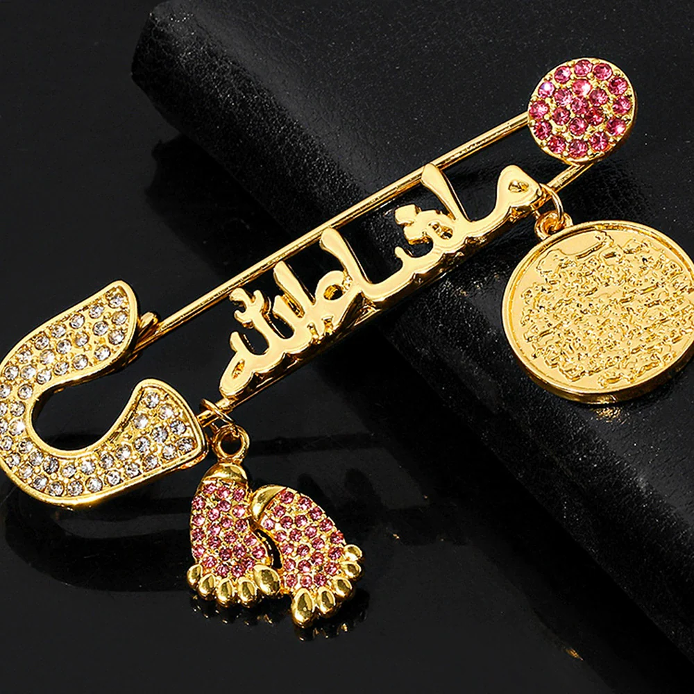 Wholesale Geometric Copper Dripping Oil Small Feet Brooch For Women Clothing Accessories - Image 7